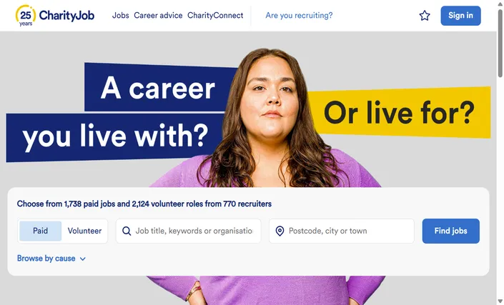 CharityJob logo