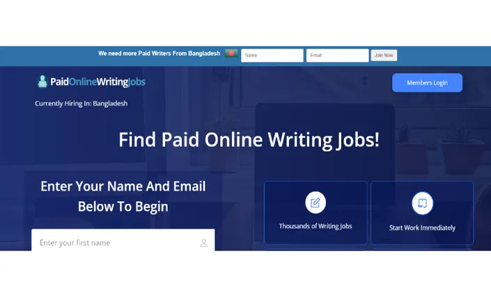 Person typing on a