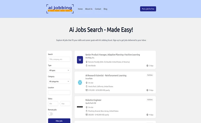 Ai Jobbing Scout