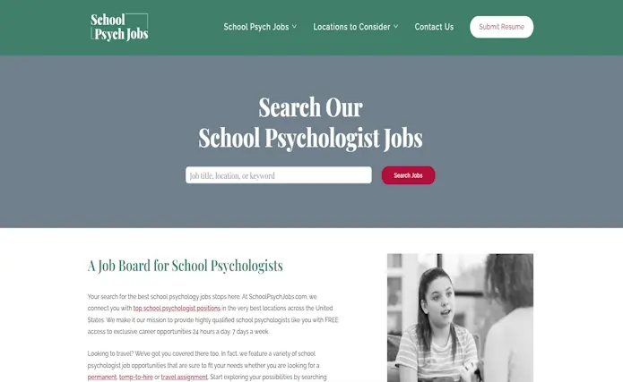 A school psychologist