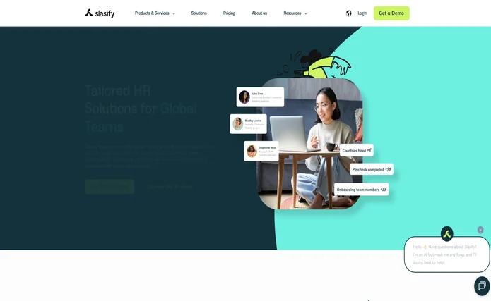 A person working on