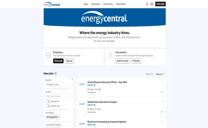 Energy Central Jobs