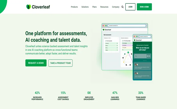 A cloverleaf